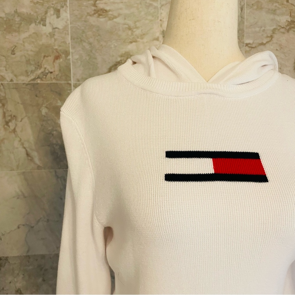 Tommy Hilfiger Jeans Cropped Hoodie Sweater - Picture 4 of 8